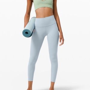 LULULEMON ALIGN LEGGINGS CHAMBRAY SIZE 4 25”
